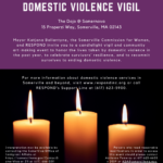 City of Somerville Domestic Violence Vigil